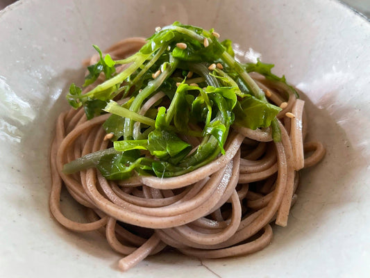 屋久然クレソン蕎麦